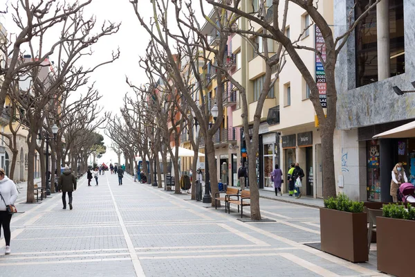 Sant Feliu de Guixols kasabası, Katalonya 'nın kuzeyindeki Costa Brava, İspanya.