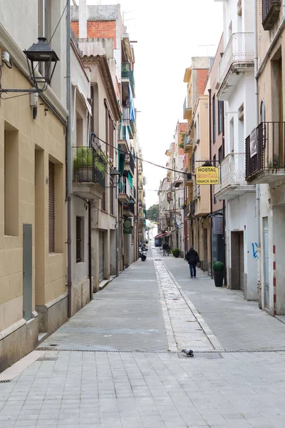 Sant Feliu de Guixols kasabası, Katalonya 'nın kuzeyindeki Costa Brava, İspanya.