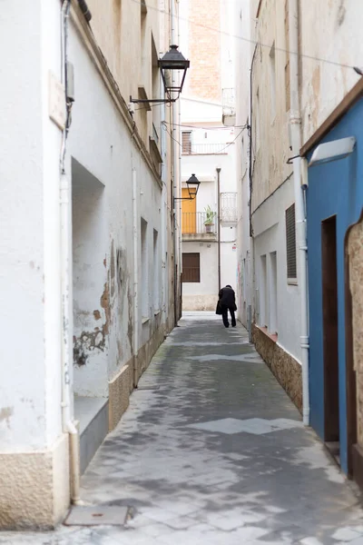 Sant Feliu de Guixols kasabası, Katalonya 'nın kuzeyindeki Costa Brava, İspanya.