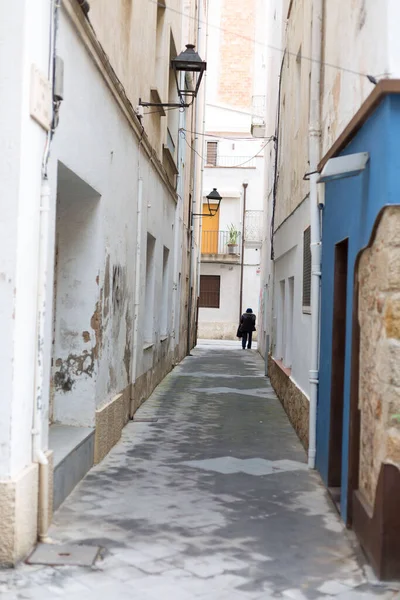 Sant Feliu de Guixols kasabası, Katalonya 'nın kuzeyindeki Costa Brava, İspanya.