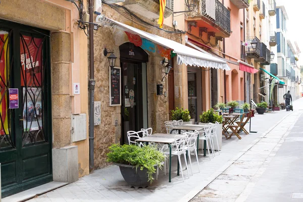 Sant Feliu de Guixols kasabası, Katalonya 'nın kuzeyindeki Costa Brava, İspanya.