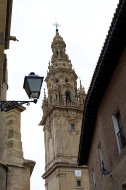 İspanya 'nın Santo Domingo de la Calzada kentinin detayları