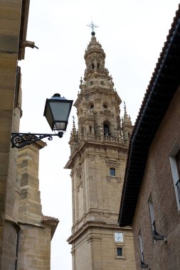 İspanya 'nın Santo Domingo de la Calzada kentinin detayları