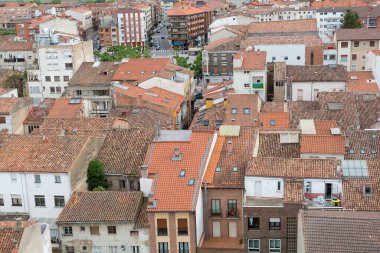 İspanya, Santo Domingo de la Calzada şehri manzarası