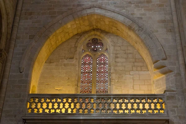 Interior Cathedral Santo Domingo Calzada Spain — ストック写真
