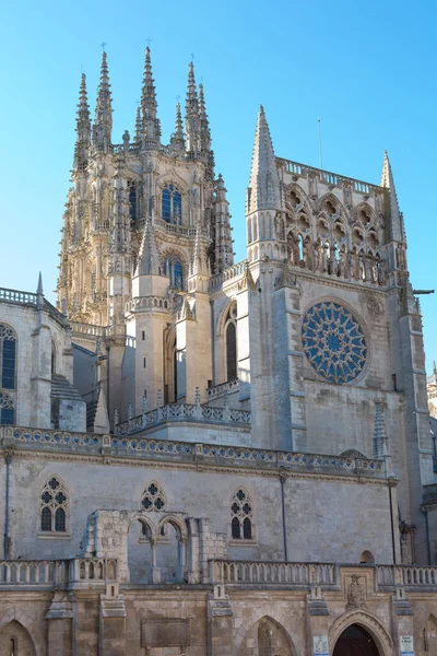 Burgos Gothic Style Cathedral City Burgos Spain — ストック写真