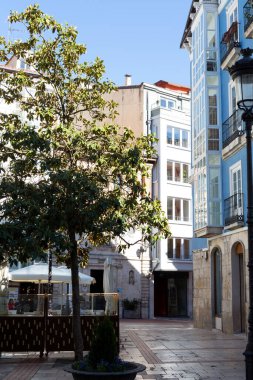 Burgos şehrinin şehir merkezi sokakları, İspanya, Avrupa
