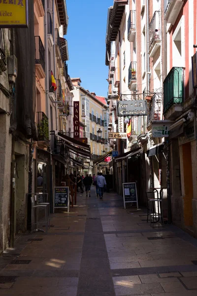 Burgos şehrinin şehir merkezi sokakları, İspanya, Avrupa