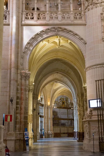 Interior Cathedral Burgos Castilla Spain Details Architecture Sculpture Altarpieces — ストック写真