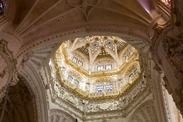 Interior Cathedral Burgos Castilla Spain Details Architecture Sculpture Altarpieces — ストック写真