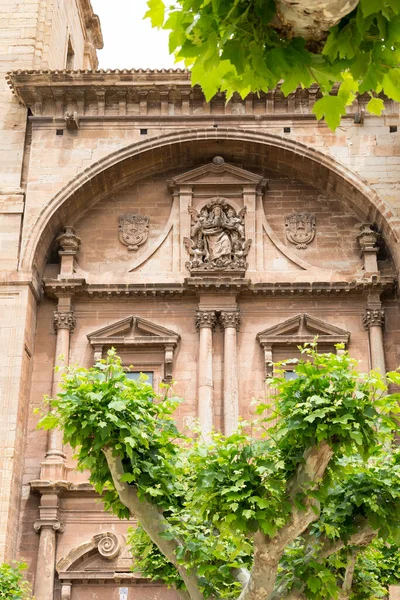 Church Navarrete Rioja Spain Pilgrims Way Santiago Compostela Spain — Stockfoto