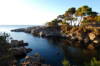 Sagaro kasabasında Katalan Costa Brava