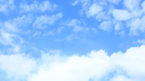 Timelapse of clear blue sky and white clouds. Beautiful white cloud on clear blue sky as nature concept. Clear weather for good summer season. Fresh air breeze