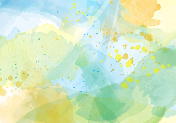 Élégante Aquarelle Colorée Abstraite Pour Fond Vecteur — Image vectorielle
