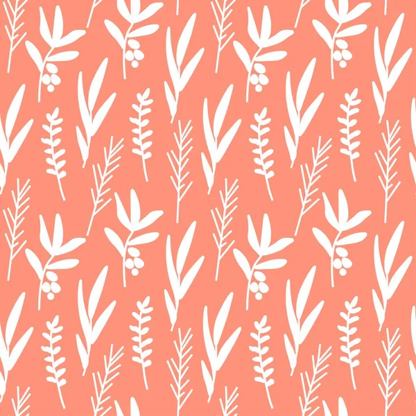 Turuncu izole arka planda kusursuz beyaz yemek. Kafe, restoran, mutfak baskısı el boyası. Paket kağıdı, ambalaj, tekstil, kumaş, arkaplan, duvar kağıdı, albüm kağıdı için tasarlanmış..