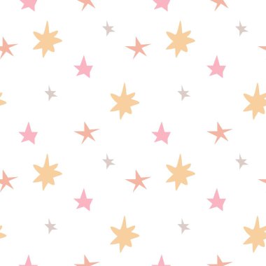 Şeffaf arkaplanda düz pastel renklerle Noel için kusursuz desen. Şirin, şenlikli, kış baskısı el çizimi. Tekstil, kumaş, ambalaj kağıdı, yapıştırma kağıdı, albüm kağıdı tasarımı..