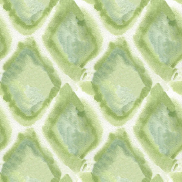 Υδατογραφία Χωρίς Ραφή Μοτίβο Βαφής Πράσινο Χρώμα Φασκόμηλου Υφασμάτινη Υφή — Φωτογραφία Αρχείου