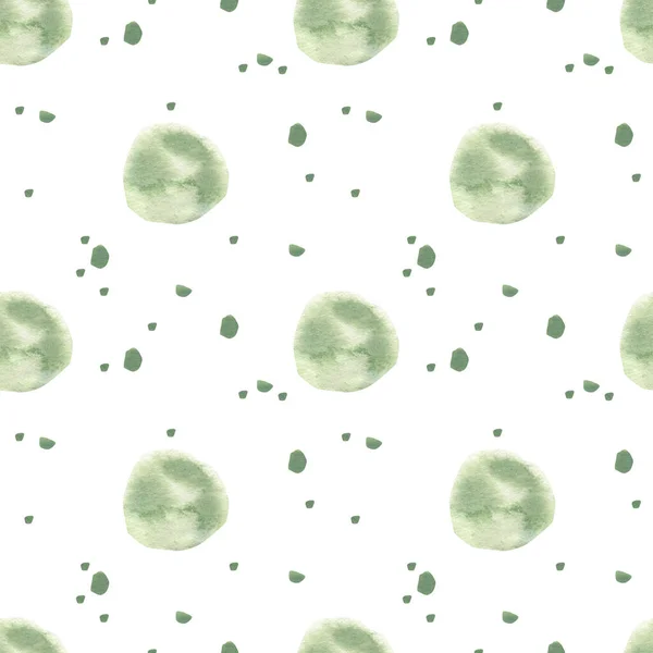 Patrón Tinte Lazo Sin Costura Acuarela Color Verde Salvia Textura —  Fotos de Stock