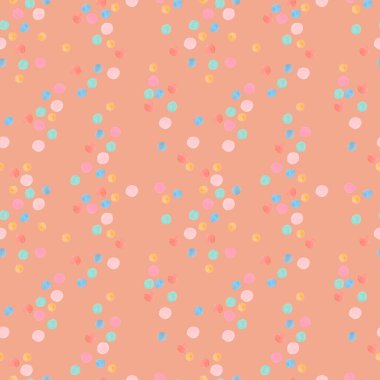 Suluboya minimalist şekillere sahip kusursuz desen. Tekrarlayan, elle çizilmiş lekeli soyut baskı. Kağıt, ambalaj, sosyal medya, tekstil, kumaş için dizayn..