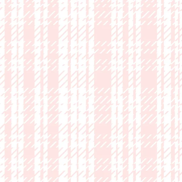 Seamless Vector Pattern Plaid Trend Colors Pink White Abstract Tar — Vetor de Stock