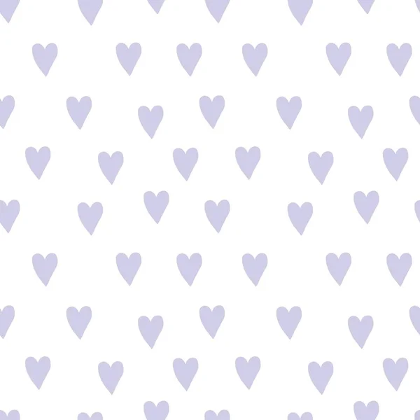 Seamless Vector Pattern Heart Trend Purple Background Minimalistic Animalistic Print — 스톡 벡터