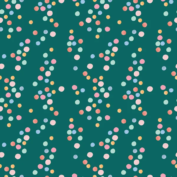 Seamless Abstract Pattern Pastel Shapes Trendy Green Background Watercolor Textural — 스톡 사진