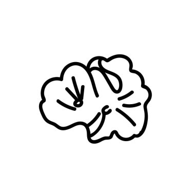 İzole edilmiş beyaz arkaplan üzerinde mercanlarla basit bir illüstrasyon. Okyanus, karalama şeklinde çizilmiş yaz sualtı hayvan eli. Kartpostallar, çıkartmalar, paketler, sosyal medya, web, boyama için tasarım..