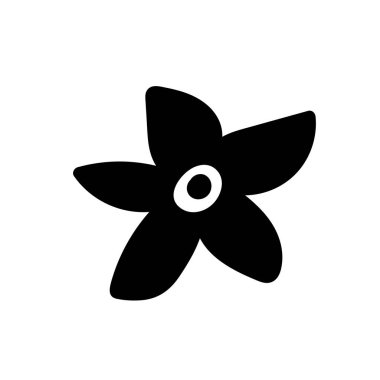 Paskalya için siyah çizgili basit bahar çiçekleri. Karalama tarzında tek botanik tatil fotoğrafı. Çıkartmalar, sosyal medya, kartlar, ambalaj, baskı için tasarım.