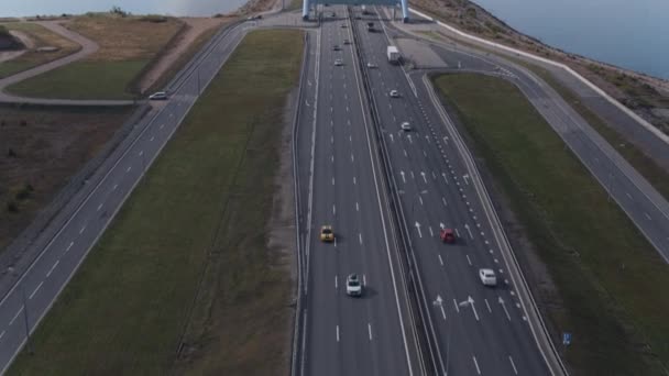 고속도로와 상트페테르부르크 러시아 고품질 — 비디오