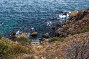 güzel tuzlu lagün temiz su ile