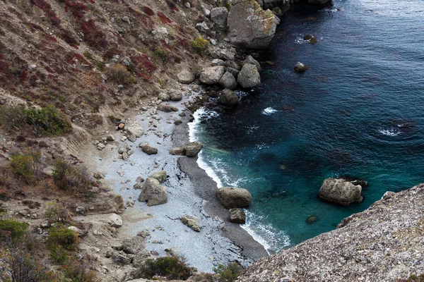 Güzel tuzlu lagün temiz su ile — Stok fotoğraf