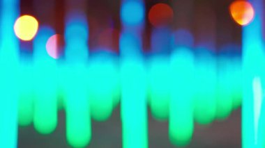 Çoklu renk bulanık arkaplan ışığı bokeh