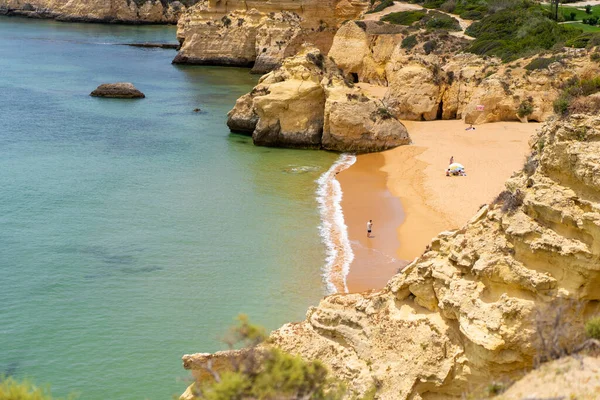 Výhled Atlantický Oceán Útesem Pohled Pobřeží Atlantiku Portugalsku Cabo Roca — Stock fotografie