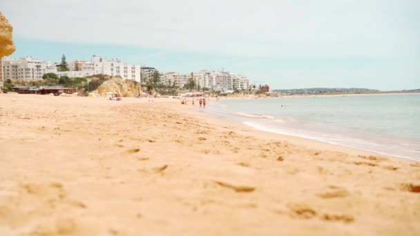 アルマカオ アルガルヴェ ポルトガル 昼間と都市で大西洋上の美しい景色 高品質のフルHd映像 — ストック動画