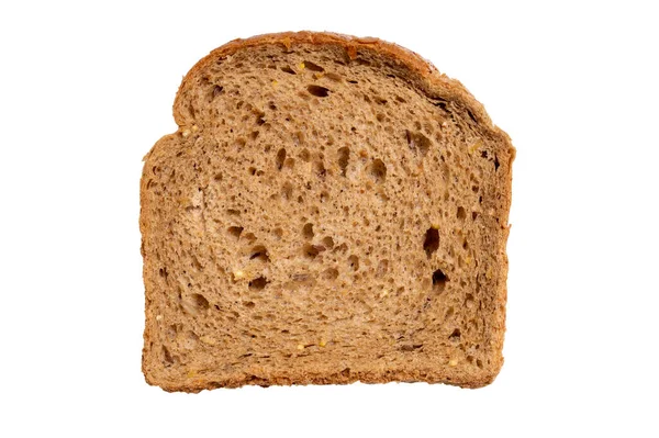 Kromka zdrowego chleba z nasionami — Zdjęcie stockowe