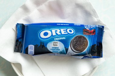 Batman görüntülü Oreo kurabiyeleri.