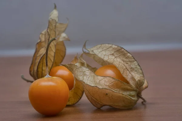 Close Shot Riped Cape Gooseberry Fruit — Stock Photo, Image