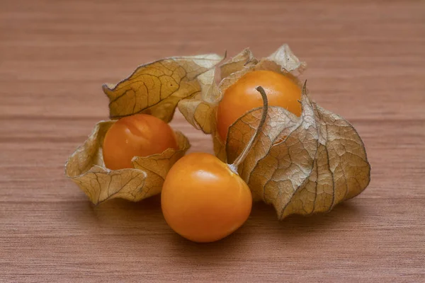 Close Shot Riped Cape Gooseberry Fruit — Stockfoto