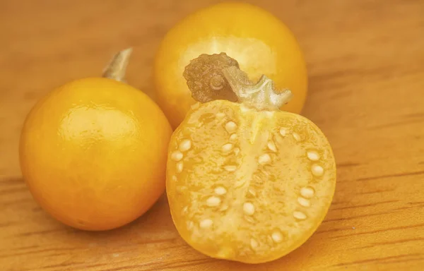 Close Shot Ripe Cape Gooseberry Fruit — Stock Photo, Image