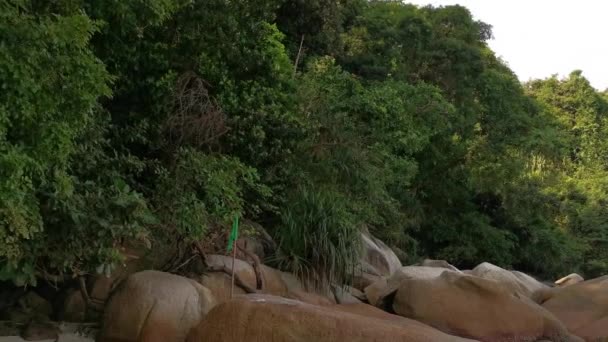 Scene Rocky Boulders Beach — Video Stock