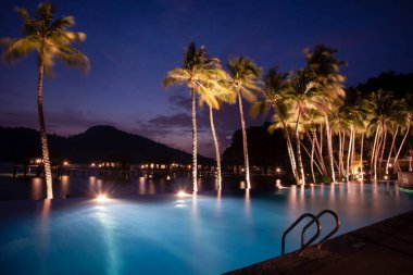 Pangkor Laut, an island of the coast of Peninsular Malaysia, well known for its Villas on stilts and spectacular sunrise