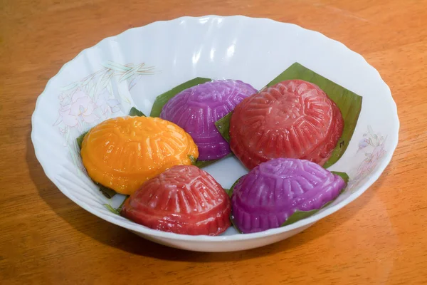 Colored Tortoise Cakes Mandarin Word Printed Surface Cake Which Means — Stock Photo, Image