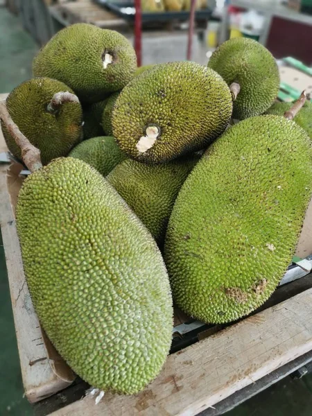 Kupa Dużych Jackfruit Sprzedaż — Zdjęcie stockowe