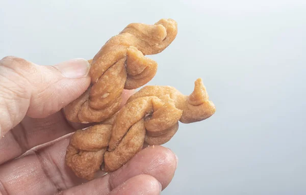 Kgkoh传统Hock Chiew Twist饼干 — 图库照片