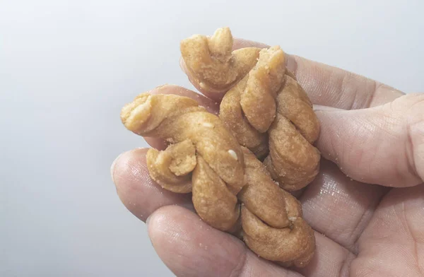 Kgkoh Traditional Hock Chiew Twist Biscuit — Zdjęcie stockowe