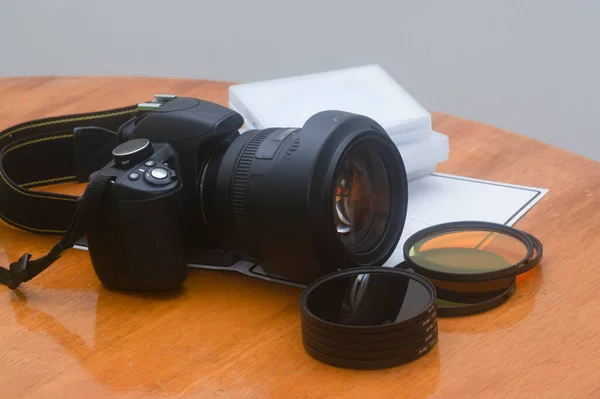 Onbekende Merk Geconverteerde Camera Voor Infrarood Fotografie Met Diverse Range — Stockfoto