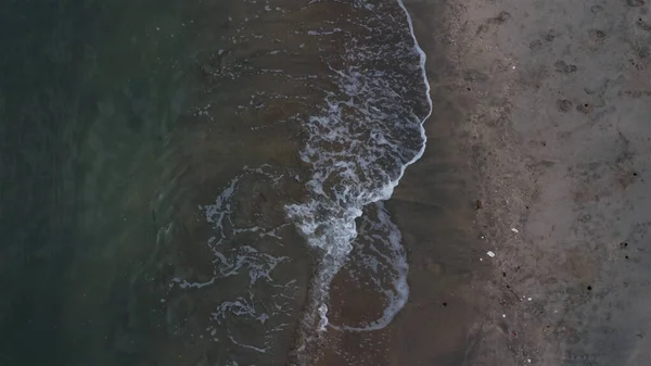 Aerial View Looking Shoreline — Φωτογραφία Αρχείου