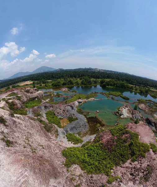 Granite Hill Looking Abandoned Mine Ponds — Stok fotoğraf