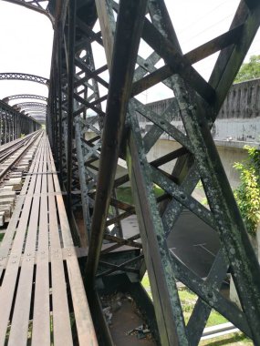 scene of an abandoned old railway track.