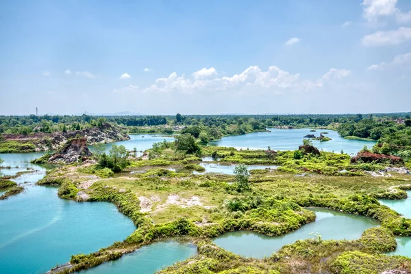 Vegetation Abandoned Mine Pond — Stok fotoğraf